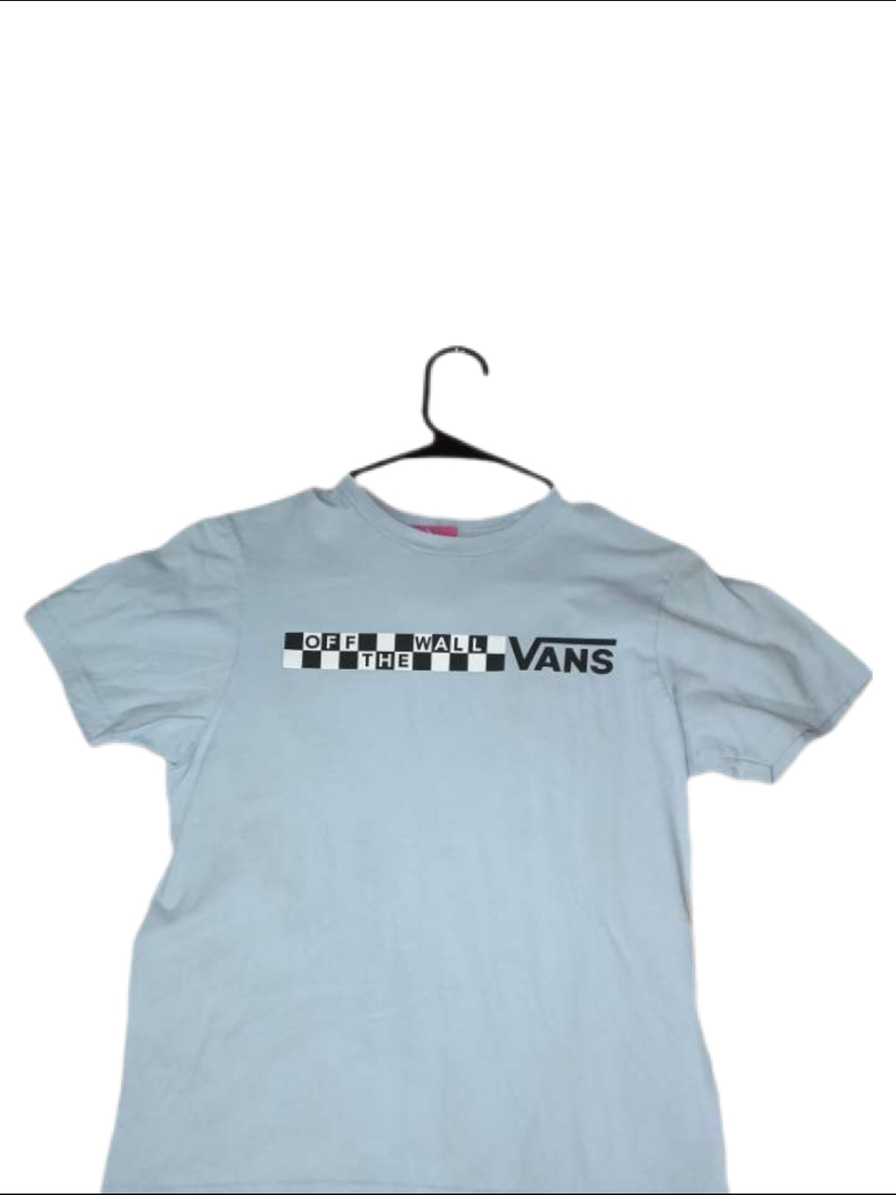 Vans Kids Light Blue 'Off The Wall' Checker Tee